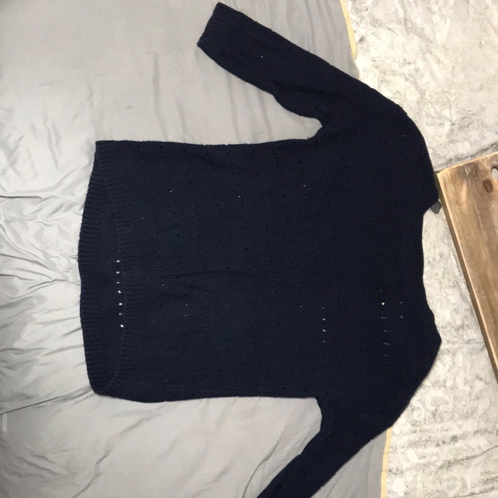 Old navy see through sweater top, large